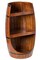 Freestanding Rustic Wooden Wine Barrel Storage - Wine Bottle Holder and Organizer Ideal for Home Decor, Bar Display, Cellar Accessories, and Dining or Living Room Decorative Wine Shelf